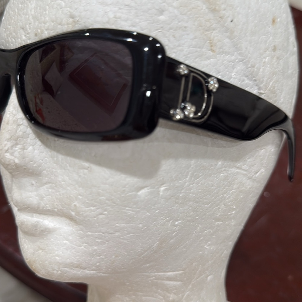 DIOR Couture 2 vintage sunglasses 🕶️ D Logo floral daisies bling - Picture 3 of 16